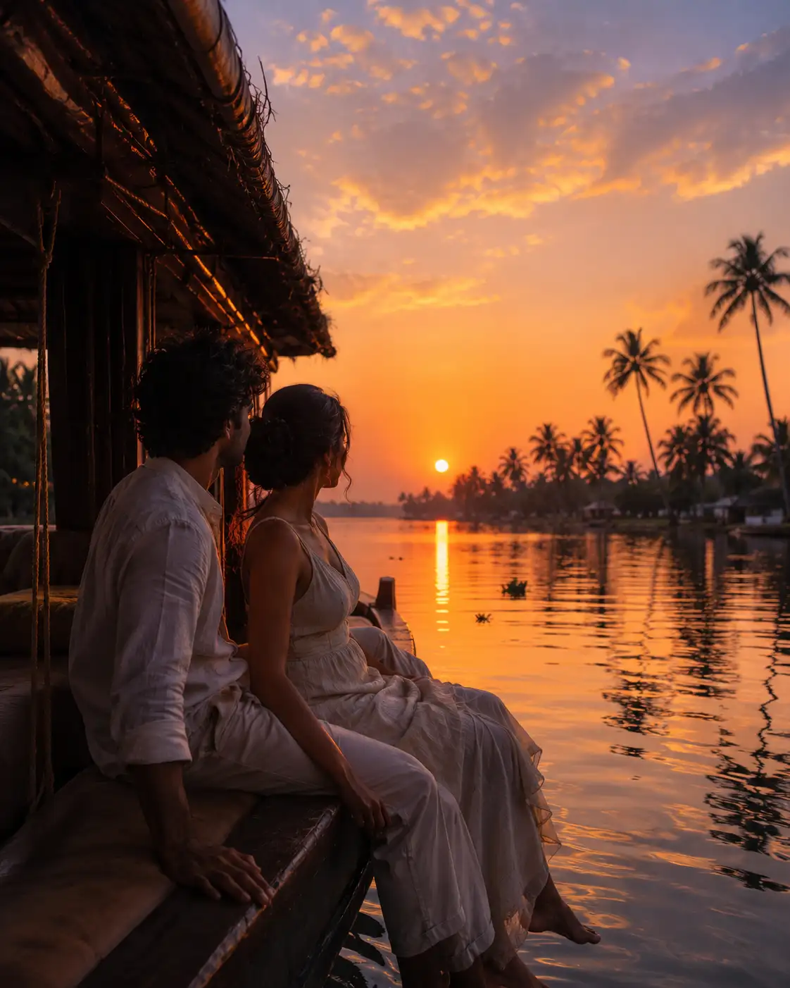 Vembanad Backwaters Golden Hour
